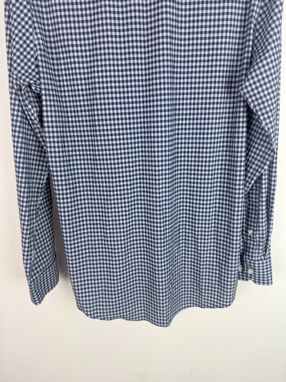 NWT Collars & Co Apex Performance Dress Shirt Semi-Spread Collar Gingham Small S - Picture 10 of 10
